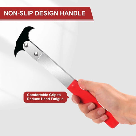 Seal Puller Tool for Oil Seal Removal in Cars SUVs Light Trucks and Machinery, non-slip handle, dual hooks visible.