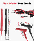Universal Digital Multimeter Test Leads CAT III 1000V 20A Replacement Probes, Red and Black, 42 Inch Length