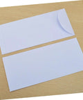 Blank White Invitation Envelopes 40 Pack With 20 Top Opening And 20 Side Opening Flaps Hand Made And High Quality Perfect For Party Invites