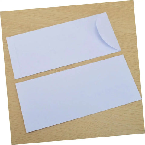 Blank White Invitation Envelopes 40 Pack With 20 Top Opening And 20 Side Opening Flaps Hand Made And High Quality Perfect For Party Invites