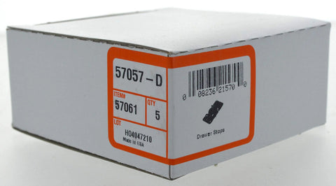Box of Drawer Pull Out Stop Kit with Included Drawer Rollers and Flexible Center Roller Option Tack Glides for Quiet Smooth Sliding
