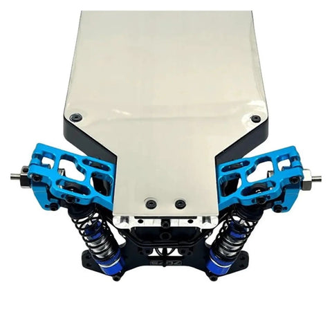 Heavy Duty Metal Rear Cup Bearing Upgrade For One Tenth RC Cars Fits MJX 10303 10304 And Hyper Go Models shown installed