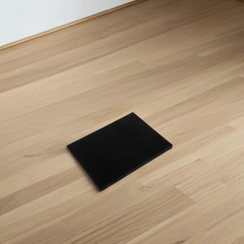 Black Pro Grade Polyurethane Foam Padding Sheets For Packing And Shipping on wooden surface