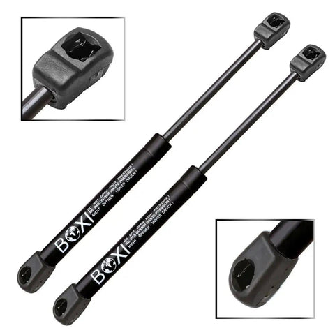Beefed Up 2 Pack Rear Glass Window Lift Supports For Toyota Matrix 2003 2004 2005 2006 2007 2008 Rear Hatch Dampers Shocks Struts Heavy Duty Replacement Replaces SG329022 4188 6893002021 5 Year Limited Warranty, close-up of mounts and rods