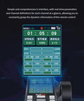 Digital display interface of 8 Channel 2.4GHz RC Transmitter And Receiver Set For Cars Boats And Tanks Handheld Controller