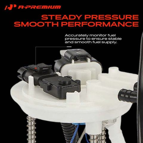 Reliable Electric Fuel Pump Module Assembly With Pressure Sensor For Chevy Lumina Monte Carlo 1997 To 1999 3.1L V6 showing detailed connections.