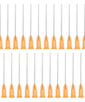 Blunt Tip Dispensing Needles 2 Inch 23G 25 Pcs With Luer Lock for refilling inks and adhesives, stainless steel and PP
