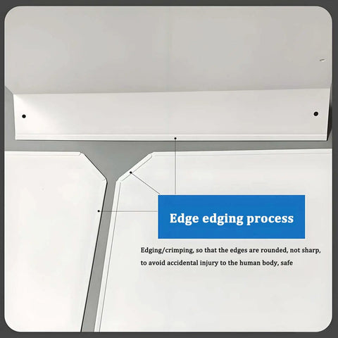 Close-up of edge edging process on Hella Durable Universal Outdoor EV Charger Cover With All Season Weatherproof Magnetic Protector.