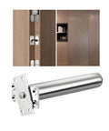 Concealed Door Closer Auto Self Closing Attachment For Wooden Doors With Alloy Frame, Soft Quiet Close, Wall Mount