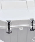 Polaris RZR Cargo Storage Box Rubber Latch Kit For 900 1000 XP 4 1000 S Models 2014 To 2021 showing T handle pull locks