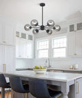 Heavy Duty Matte Black M14 Threaded Extension Rods With 7.9 And 11.8 Inch Light Fixture Downrods For Chandeliers No Sweat Install Killer Modern Design Guaranteed in modern kitchen.