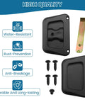 A187 Sliding Screen Door Pull Handle Replacement Kit With Hardware visible with screws, bracket, and pull handles.