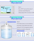 Wireless Ultrasonic Water Tank Level Gauge With Temperature Sensor And Time Display, Liquid Level Meter With LCD Bar Graph installation instructions.