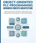 Visual diagram representing Master Object Oriented PLC Programming And Codesys Architecture with terms like Inheritance and Polymorphism.