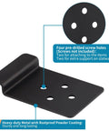 Slatwall Metal Plate Mount Backplate For Slatwall Panels Built Tough Heavy Duty Slat Wall Mounting Adapter with pre-drilled holes