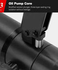Close-up of oil pump core in the Knockout Punch Kit For Electrical Conduit 22.5mm To 61.5mm Hole Cutter Set with 6 dies for metal sheets