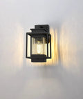 Two Pack Outdoor Wall Light Sconces Aluminum Rust Proof Porch Fixture With Crack Glass For Exterior Home Entryway Balcony Patio