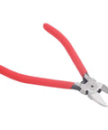 Heavy Duty Wire Stripper And Diagonal Pliers Automatic Stripping with red frosted grip handles, designed for cutting thick wire.