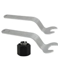Offset Wrench For No Fuss Router Bit Changes With 1/2 Inch Collet, Fits Bosch 1613 1617 1618 1619 Routers, Quick Bit Swap, Durable Aluminum Tool