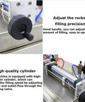 Pro Automatic Liquid Filler And Sealer Serving Zero Hassle Quantitative Dosing For Sauces Ketchup And Thick Pastes crafted stainless steel filling precision knob.