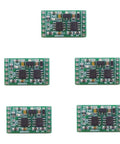 Five units of 2 Channel Modbus Temperature Sensor Module With DS18B20 RS485 Adapter Board For PLCs And Paperless Recorders, No Pin