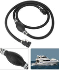 Durable Boat Fuel Line 3 Eighth Inch By 7 Feet With Primer Bulb Ball Pump Marine Gas Hose Alcohol Resistant Marine Grade Fuel Line Assembly