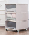 Plastic storage drawers with Set Of Four 1 Inch Caster Wheels With Metal Tops And TPE Rubber Low Profile Fixed Casters