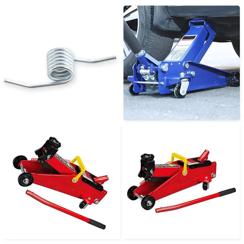 3 Ton Hydraulic Floor Jack Spring Kit Heavy Duty Steel Return Springs and floor jack with handle