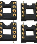 Fully Gold Plated DIP IC Socket Adapter With Two Rows Of Eight Round Pins 7.6mm Spacing Plug And Play