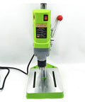 710W Mini Bench Drill Press Electric Metalworking Machine With 1-13mm Chuck For Precision Carving Six Speed Adjustable Head with metal base.