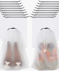 18 Pack Travel Shoe Bags For Packing And Organization, Clear 15.7 X 11.8 Inch Storage Bags Display with Sneakers and Heels Inside