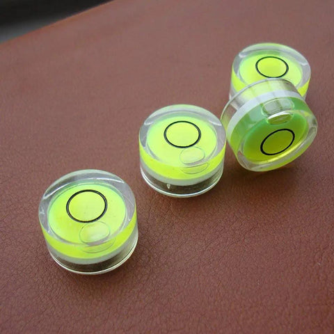 Nailed It Precision Mini Circular Bubble Spirit Level 10 Pack 12X6mm Dual Axis Degree Inclinometer Gauge For Camera Tripods Turntables And Garage Builds Dead Straight Levels