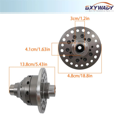 Helical Gear Limited Slip Differential Upgrade For 30 Front 27 Spline D30 4 27 LSD Positraction Worm Gear Replacement dimensions