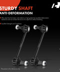 2 Pack Front Sway Bar Links Stabilizer Links for Ford Fusion 2010 2012 Lincoln MKZ 2009 2012 Mercury Milan 2010 2011 Replacement Suspension Upgrade, sturdy shaft