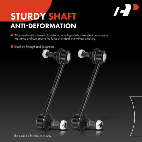 2 Pack Front Sway Bar Links Stabilizer Links for Ford Fusion 2010 2012 Lincoln MKZ 2009 2012 Mercury Milan 2010 2011 Replacement Suspension Upgrade, sturdy shaft