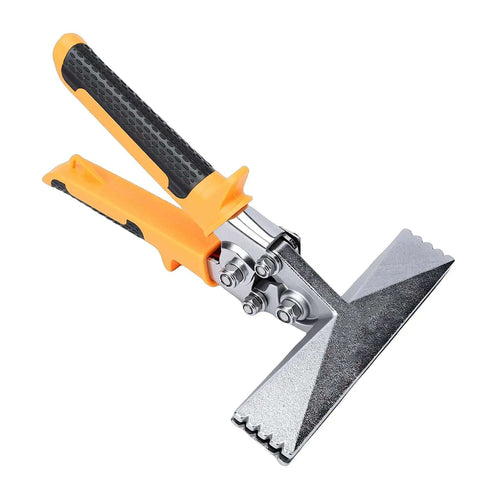 Sheet Metal Bender With 6 Inch Jaw, Forged CRV Steel Hand Seamer, Pro Grade Duct Crimping Tool With Ergonomic TPR Handle And Labor Saving Spring