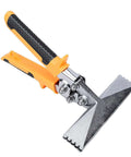 Six Inch Sheet Metal Bender Pliers With Straight Jaw For HVAC Ductwork Hand Seamer For HVAC Pros Ergonomic Non Slip Handle Vibration Dampening Grip