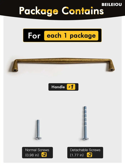 Upgrade Your Cabinets Today With These Straight Up Classic Antique Brass Pulls For Kitchen Drawers Cupboards And Dressers Featuring Solid Zinc Alloy Build And A Clean 7 56 Inch Hole Center Dimension That Brings Old School Charm To Any Fresh Renovation. Package includes antique brass handle and screws.