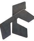Universal Mini C Notch Kit Weld On Square Under Bed Notch For Frame Stability Keeps Wheel Alignment And Smooth Ride With Easy Weld In Install For Heavy Duty Truck Builds 3/16 inch steel