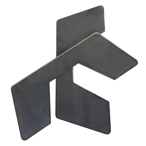 Universal Mini C Notch Kit Weld On Square Under Bed Notch For Frame Stability Keeps Wheel Alignment And Smooth Ride With Easy Weld In Install For Heavy Duty Truck Builds 3/16 inch steel