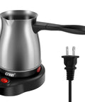 Turkish Coffee Maker 600ml Electric Stainless Steel Kettle For Home Or Travel Road Trip Ready With Ergonomic Handle And Quick Brew 110V Coffee Machine Delivers Rich Aroma On The Go
