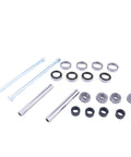 Front Wheel Bearing Rebuild Kit With Upgraded Stainless Steel Axles And Spring Loaded Seals For 13x5-6 Front Wheels Compatible With Exmark Scag Toro Mowers