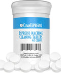 2 Gram Cleaning Tablets For Espresso Machines, 40 Count Pack, Breville Compatible, bottle with tablets displayed