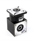 110mm Planetary Gearbox With 90 Degree Right Angle Hole Output Mount compatible with BLDC and NEMA 42 stepper motors.