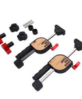 19mm Bench Dog Clamp Set With 24.4 Inch Aluminum Alloy Rails And Gear Locking No Fuss Three Clamping Force Settings for woodworking