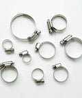 Pro Grade 304 Stainless Steel Adjustable Worm Gear Hose Clamps Kit With 200 Piece Assortment Sizes From Quarter Inch To Two Inch