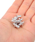 Close-up of Aluminum Blind Rivets Kit 200 Pcs Heavy Duty High Strength Expanding Rivets With Dome Head in hand