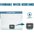 Digital Hour Meter for Gas Engines waterproof design in testing tank showing IP67 water resistance feature