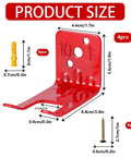 4 Pack Fire Extinguisher Mounts And Brackets For 10 Lb Extinguishers Heavy Duty Wall Hanger Holders with size details