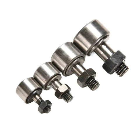 Awesome Needle Roller Cam Follower Stud Track Bearing Bolt Kit Fits Kr10 Through Kr90 Steel For Smooth Rotation Low Friction Handling Heavy Industry Machinery Daily Use No Failure Guarantee Lifetime, four steel cam follower bearings with studs